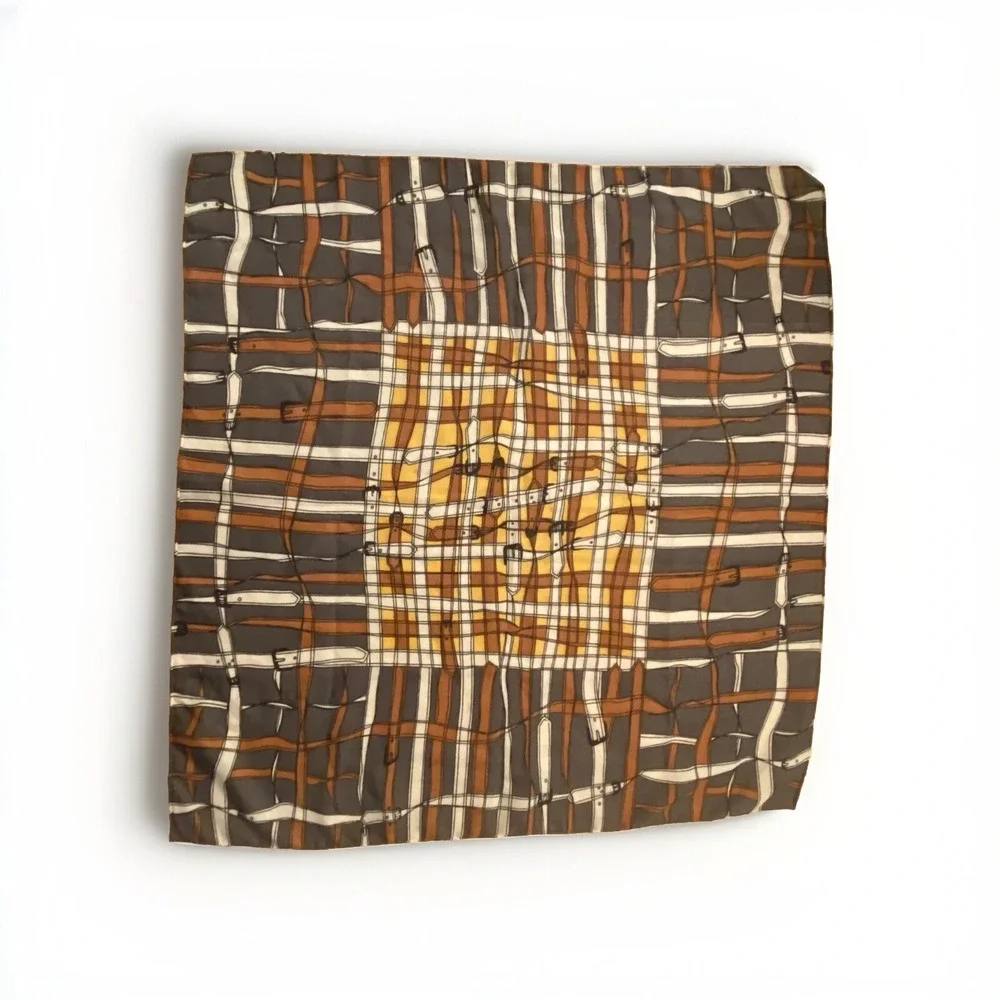 Nordstrom Collection Eighteen Scarf Square Western Equestrian Buckle Print Women